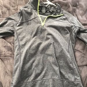 Grey quarter zip